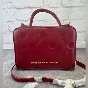 Marc by Marc Jacobs Amaze Dots Party Box Leather Handbag Resort Collection